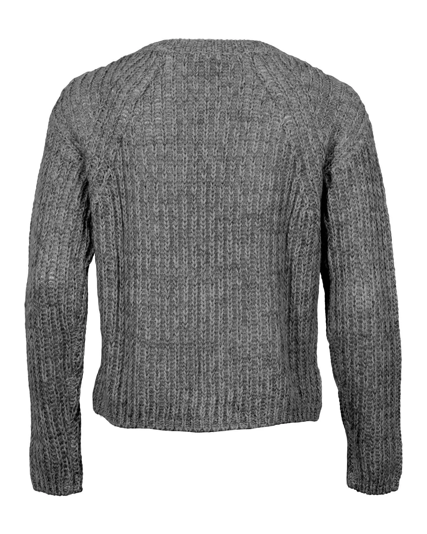 Crew Neck Knit Pullover