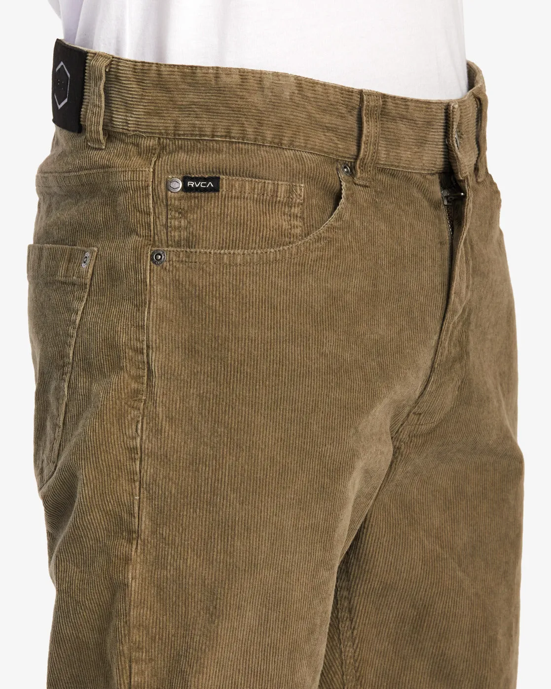 Daggers Pigment Corduroy Pants - Olive