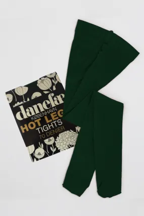 Danefae danehot legs tights 70 denier deep green