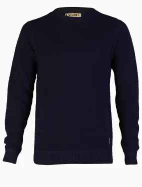 Dissident Pitvil Knitted Jumper in Blue