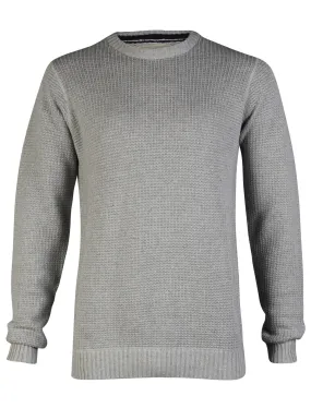 Dissident Pitvil Knitted Jumper in Light Grey