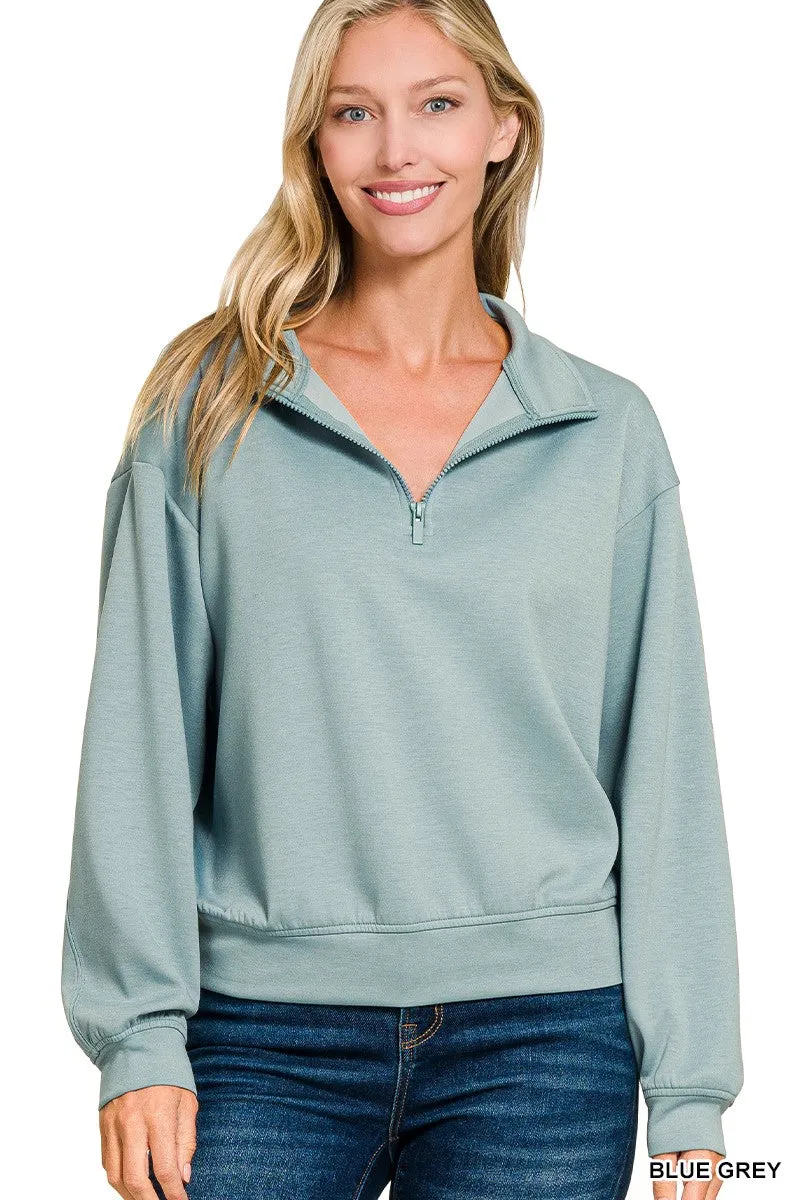 DOORBUSTER Scuba Half Zip Pullover- 2 Colors!