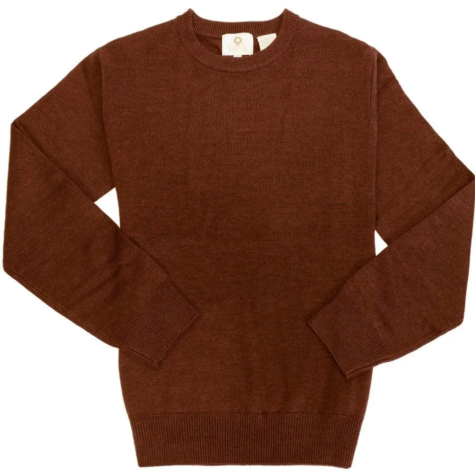 Elevate Your Wardrobe with Mens Crewneck Extra Fine Merino Wool Sweaters - Available in 7 Fashionable Colors