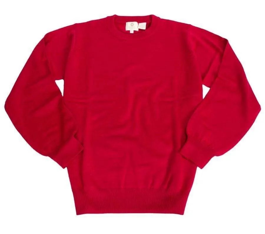 Elevate Your Wardrobe with Mens Crewneck Extra Fine Merino Wool Sweaters - Available in 7 Fashionable Colors