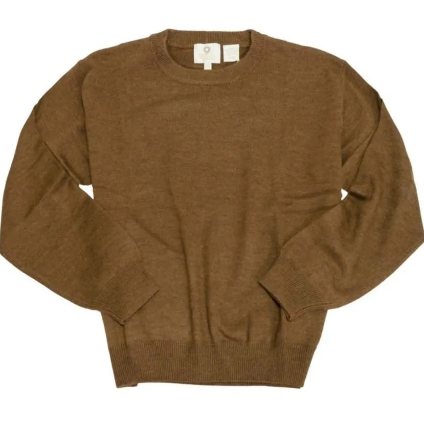 Elevate Your Wardrobe with Mens Crewneck Extra Fine Merino Wool Sweaters - Available in 7 Fashionable Colors