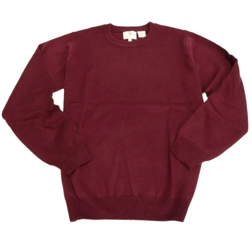 Elevate Your Wardrobe with Mens Crewneck Extra Fine Merino Wool Sweaters - Available in 7 Fashionable Colors