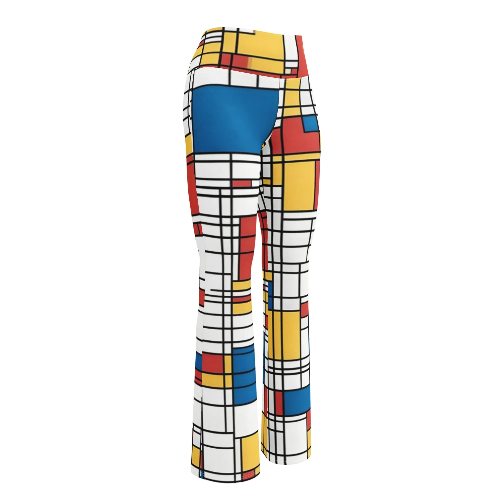 Flare leggings / Piet Mondrian / AI created / Outfit for festival