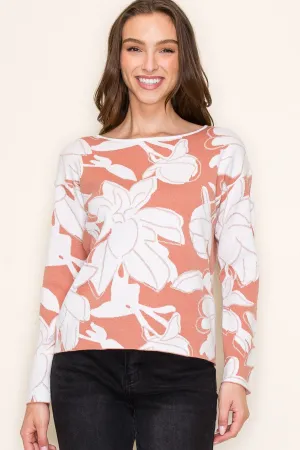 Flower Hour Floral Pullover Sweater