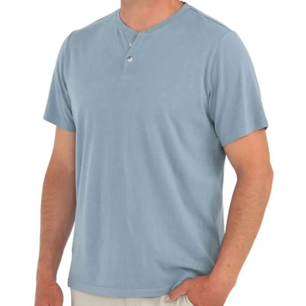 Free Fly Men's Heritage Short Sleeve Henley Shirt