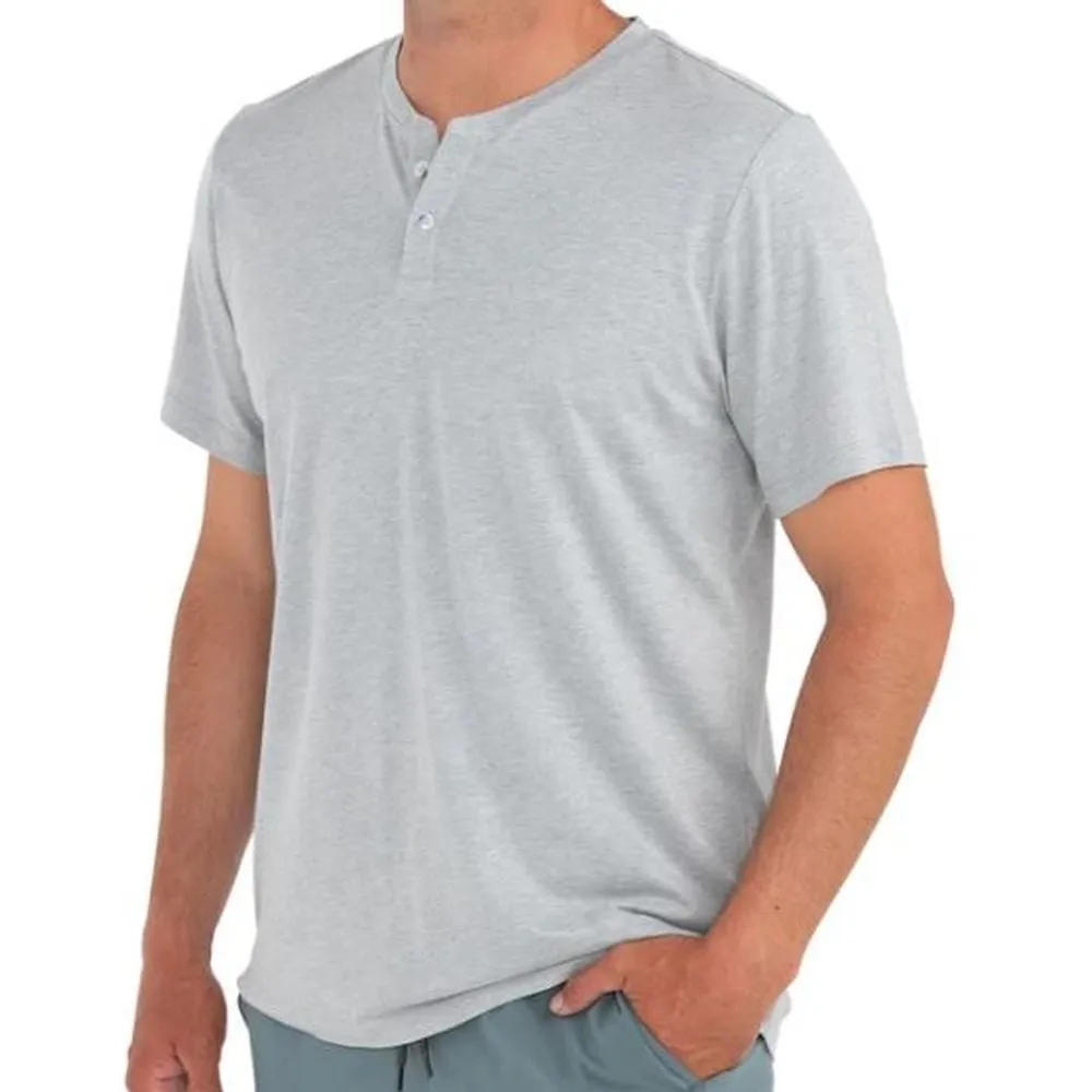 Free Fly Men's Heritage Short Sleeve Henley Shirt