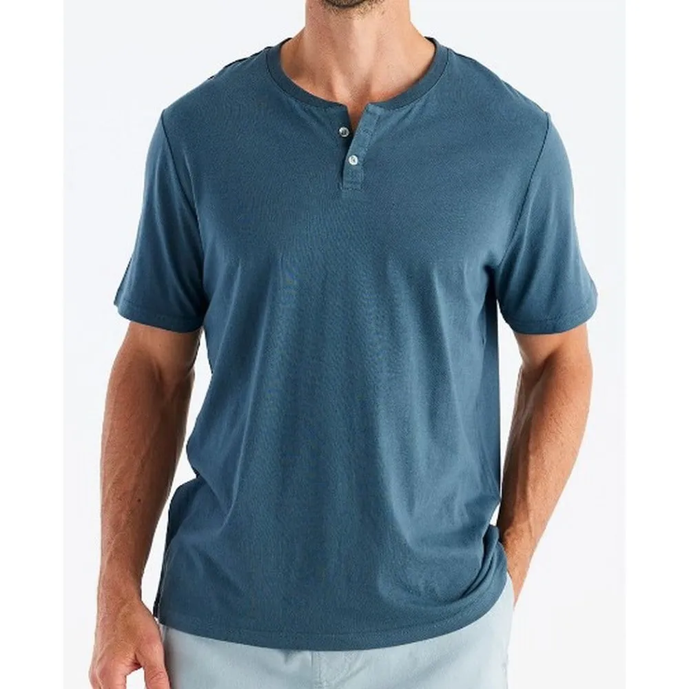 Free Fly Men's Heritage Short Sleeve Henley Shirt