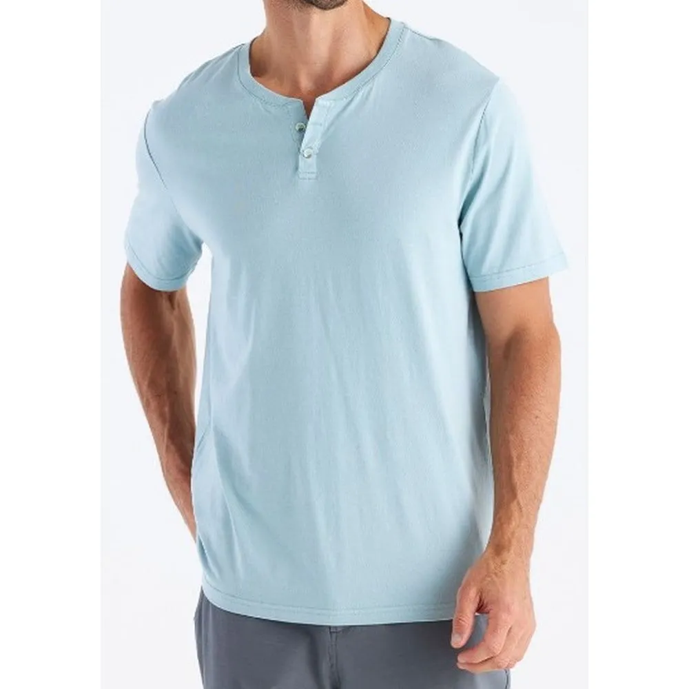 Free Fly Men's Heritage Short Sleeve Henley Shirt