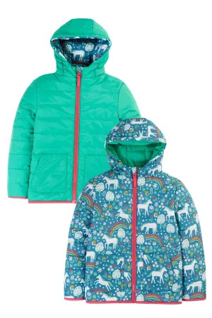 Frugi Toasty Trail Reversible Jacket Wild Horses