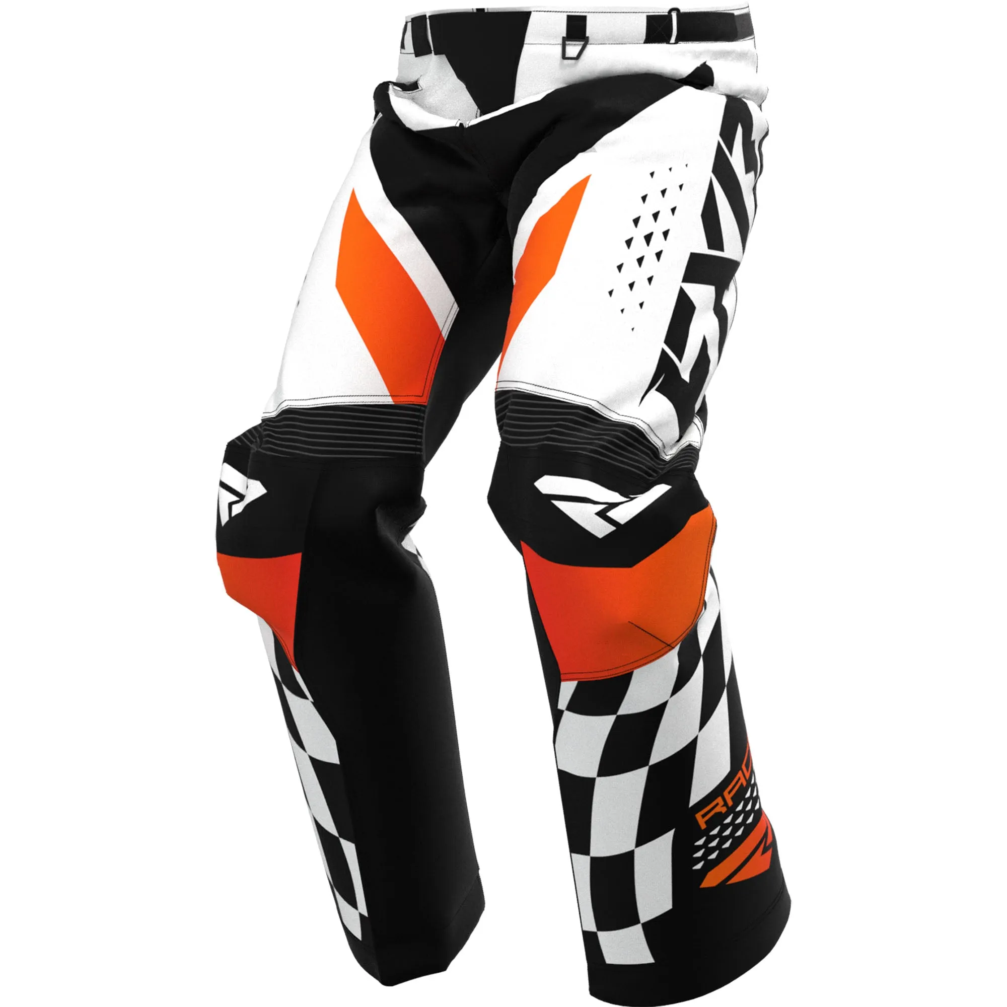 FXR  Mens Cold Cross RR Snowmobile Pants Waterproof Shell Comp Orange Snow Bibs