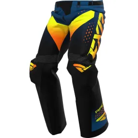 FXR  Mens Cold Cross RR Snowmobile Pants Winter Slate Inferno Black Snow Bibs