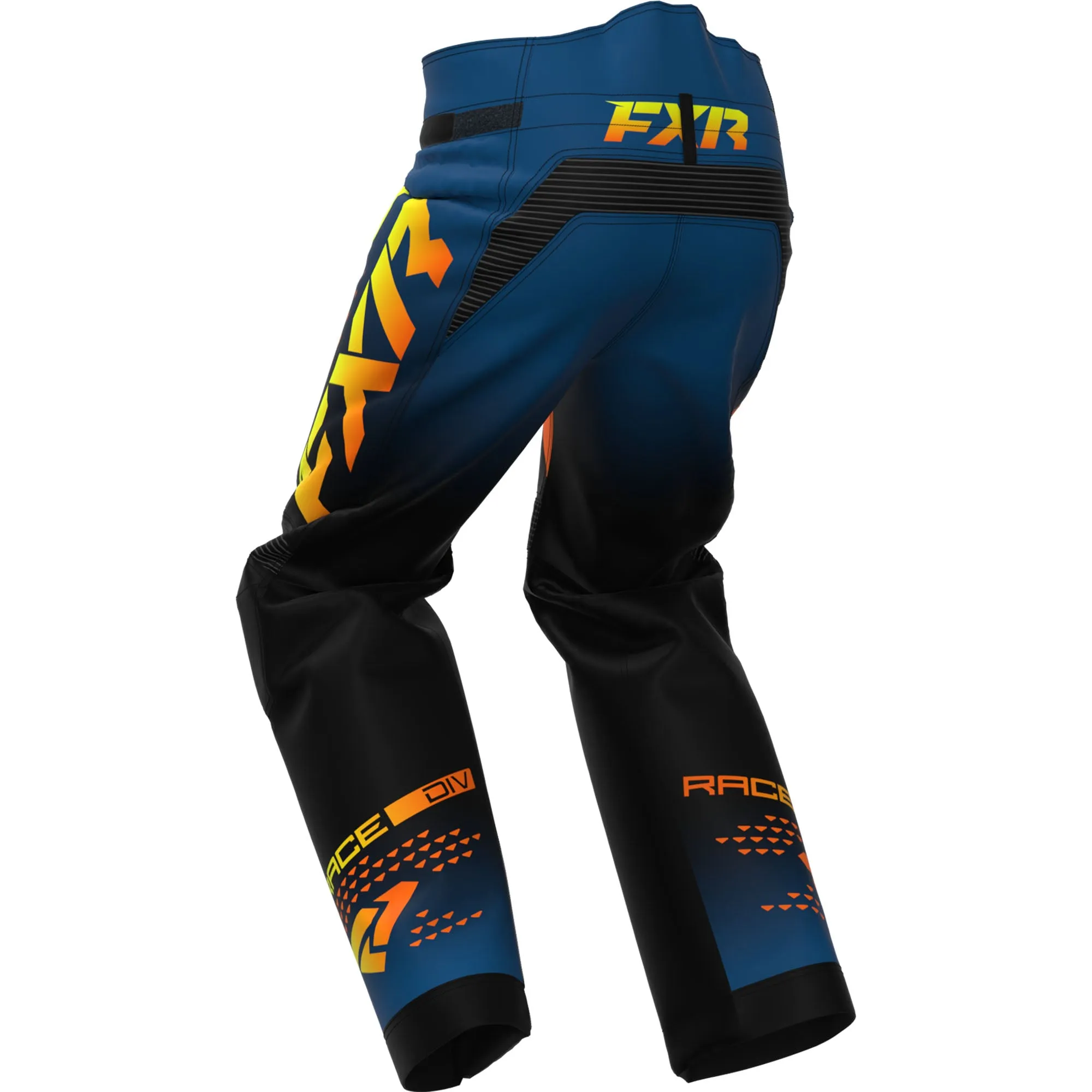 FXR  Mens Cold Cross RR Snowmobile Pants Winter Slate Inferno Black Snow Bibs