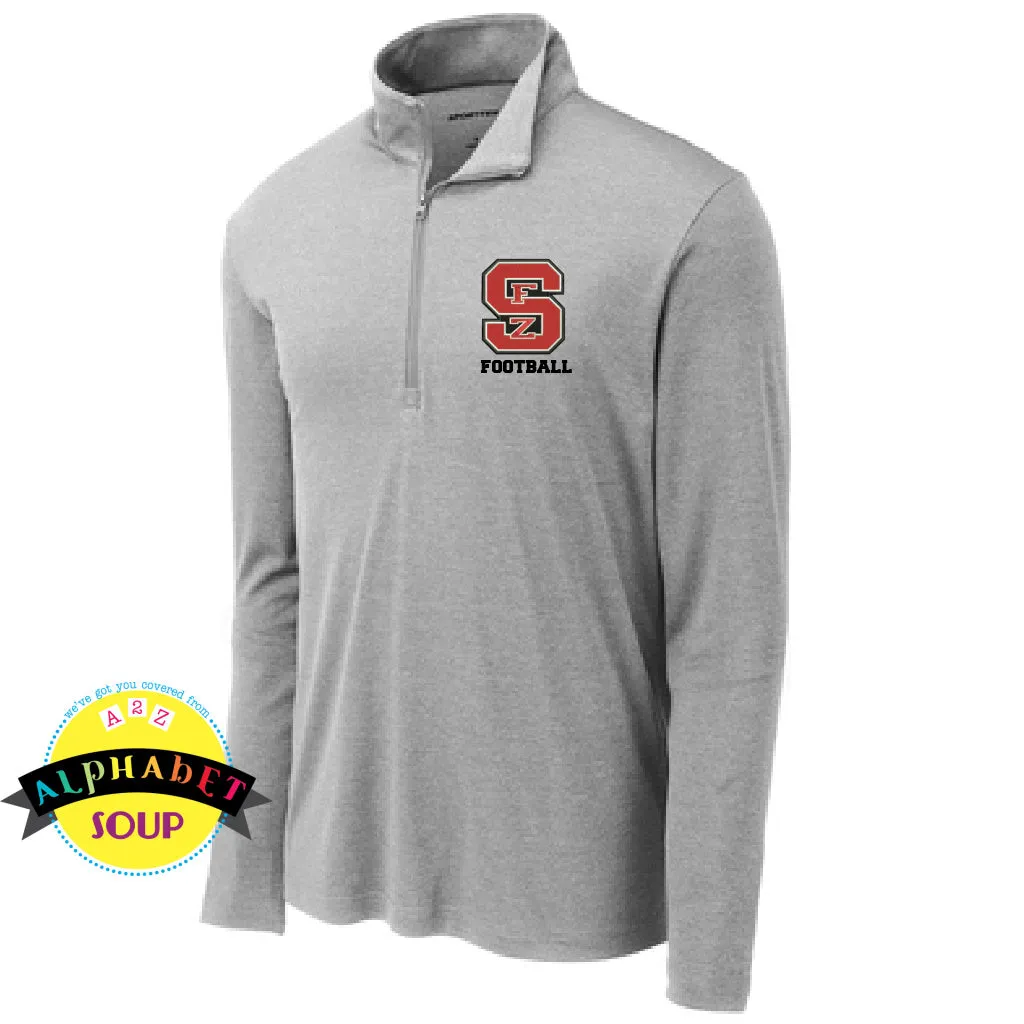 FZS Jr Bulldogs Football Sport Tek Performance Half Zip Pullover