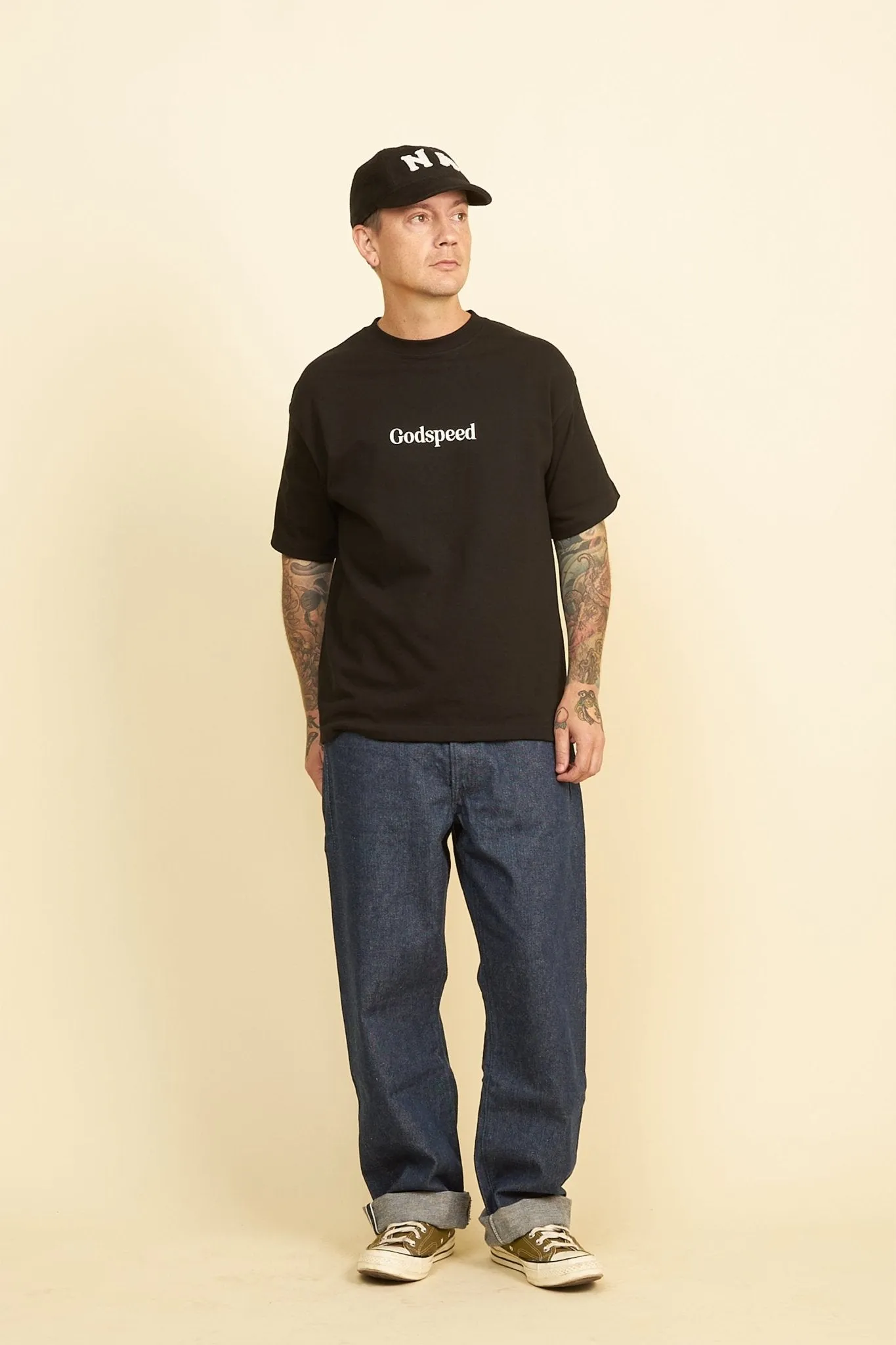 Godspeed 'Zenith' Heavyweight Organic T-Shirt - Black