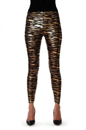 Gold Tiger Print