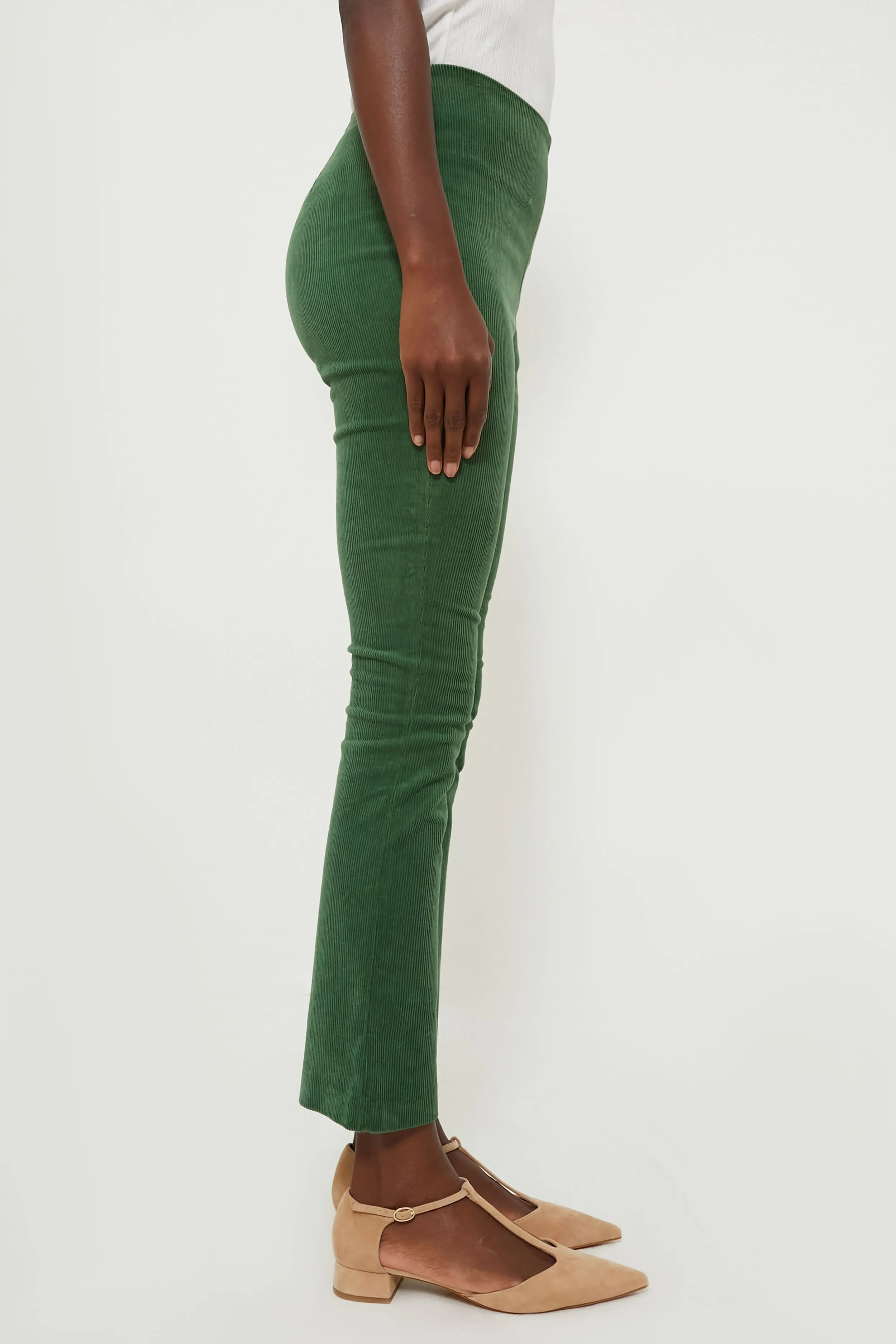 Green Corduroy Ashford Pants