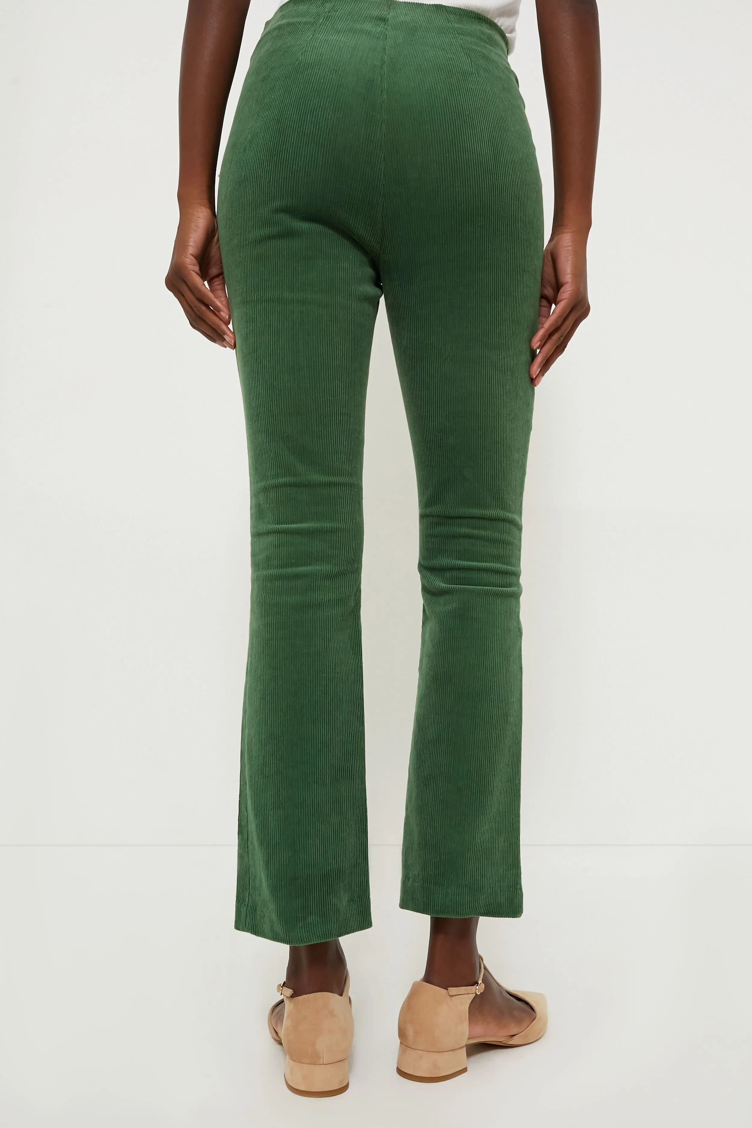 Green Corduroy Ashford Pants