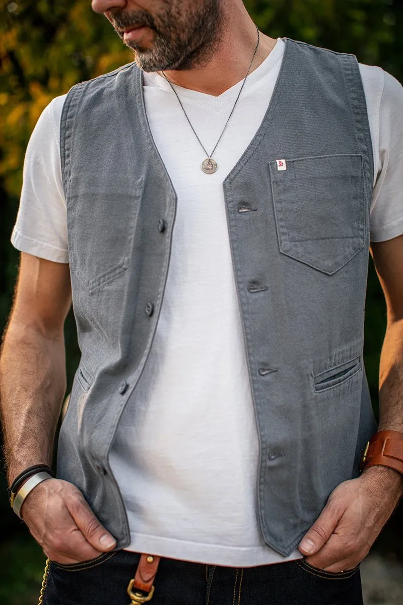 Grey Lincoln Waistcoat / Vest