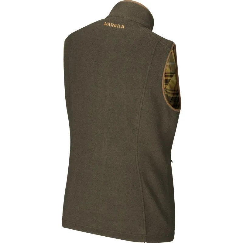 Harkila Sandhem Lady Poalrtec Fleece Waistcoat  - Willow Green