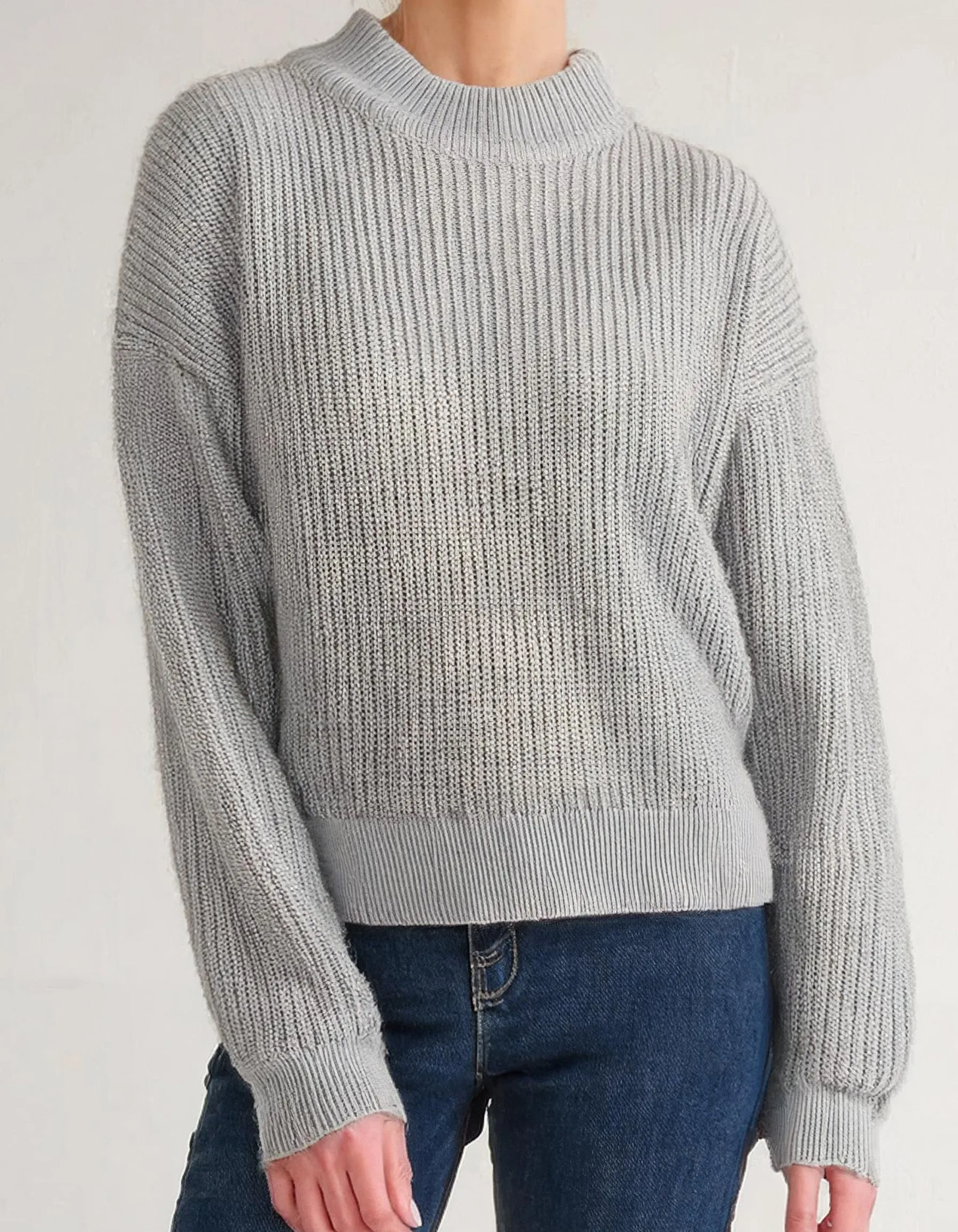 Heather Grey Crewneck Sweater