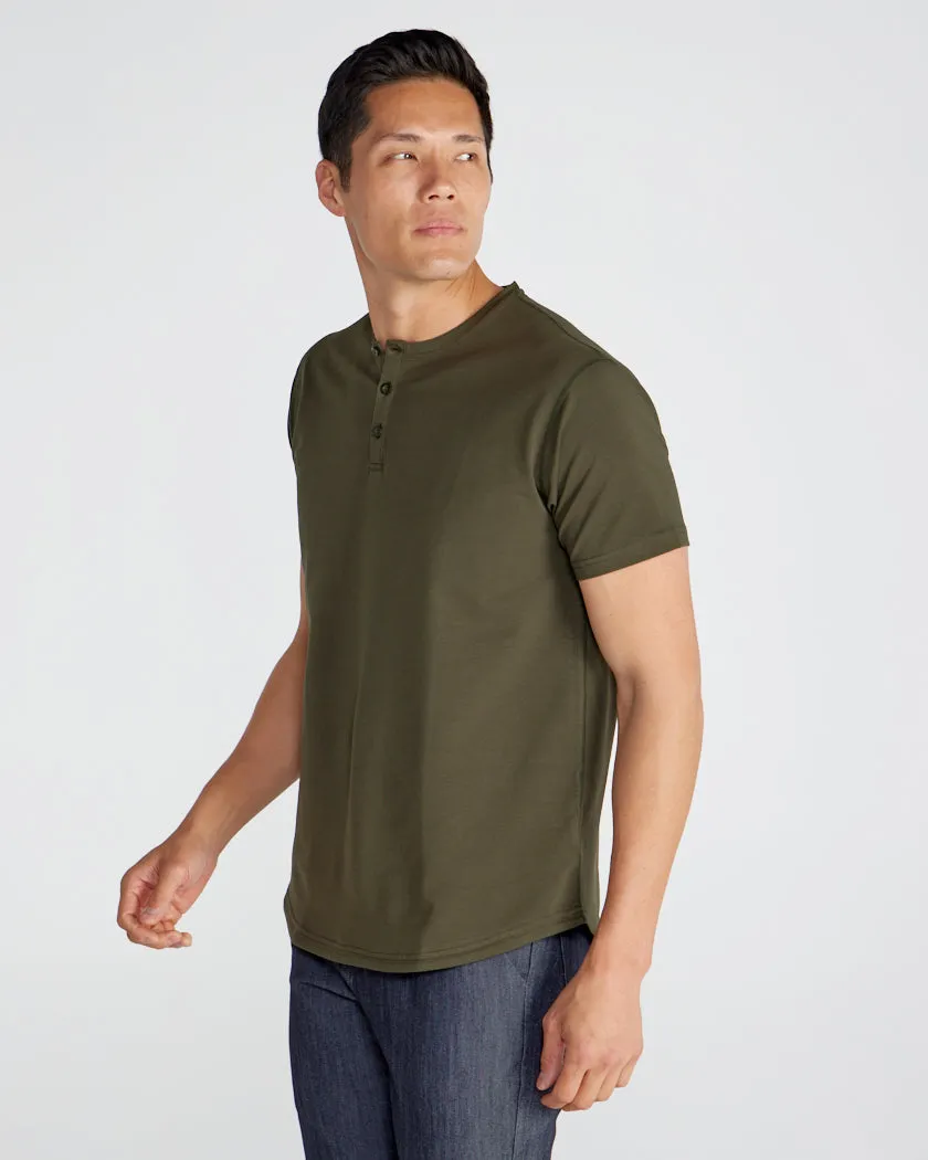 Henley Drop-Cut: LUX (Size S)