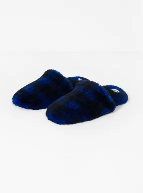 Hotel Slippers Tartan Print