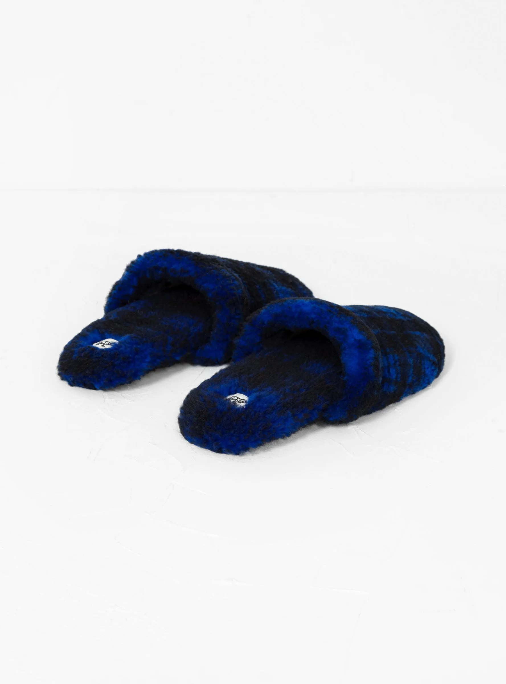 Hotel Slippers Tartan Print