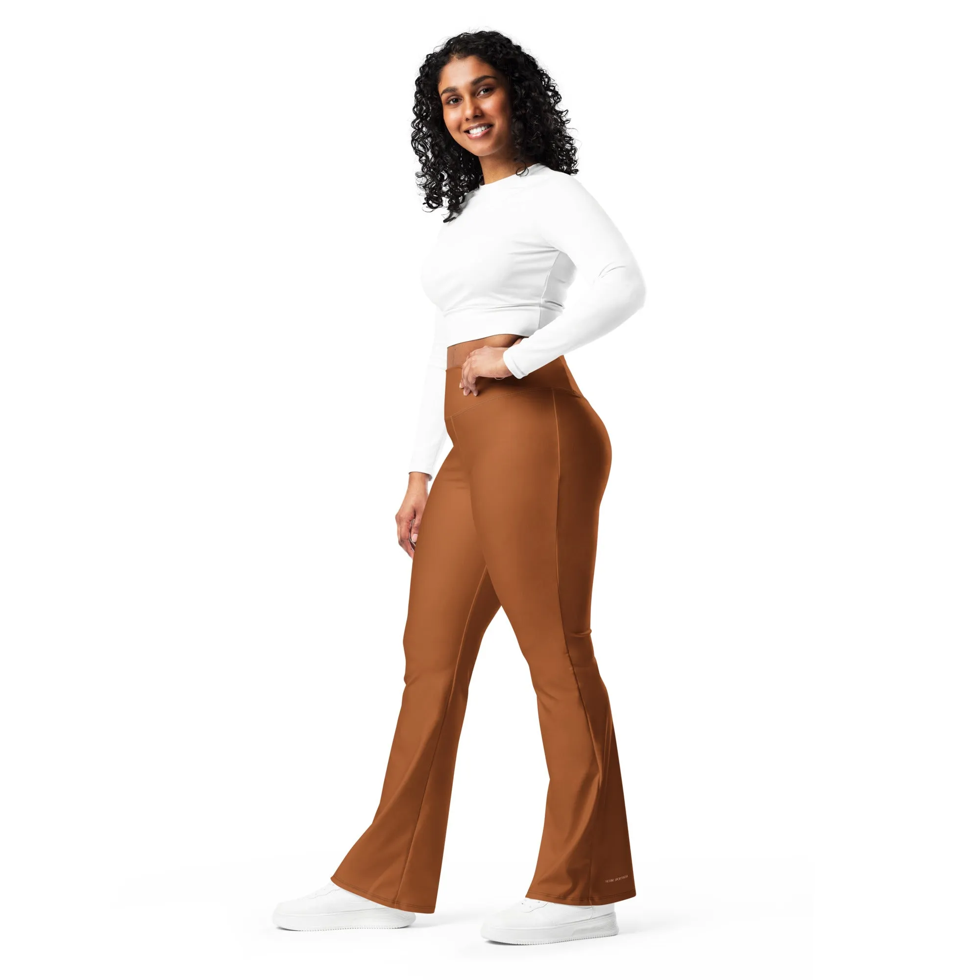 Humble Sportswear™ Women's Coco Brown Flare Leggings