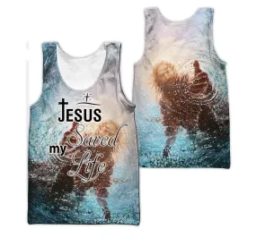 Jesus Saves My Life Jesus Men Tank Top - Christian Tank Top For Men