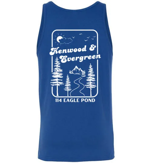 Kenwood-Evergreen Unisex Tank - Mountain Road