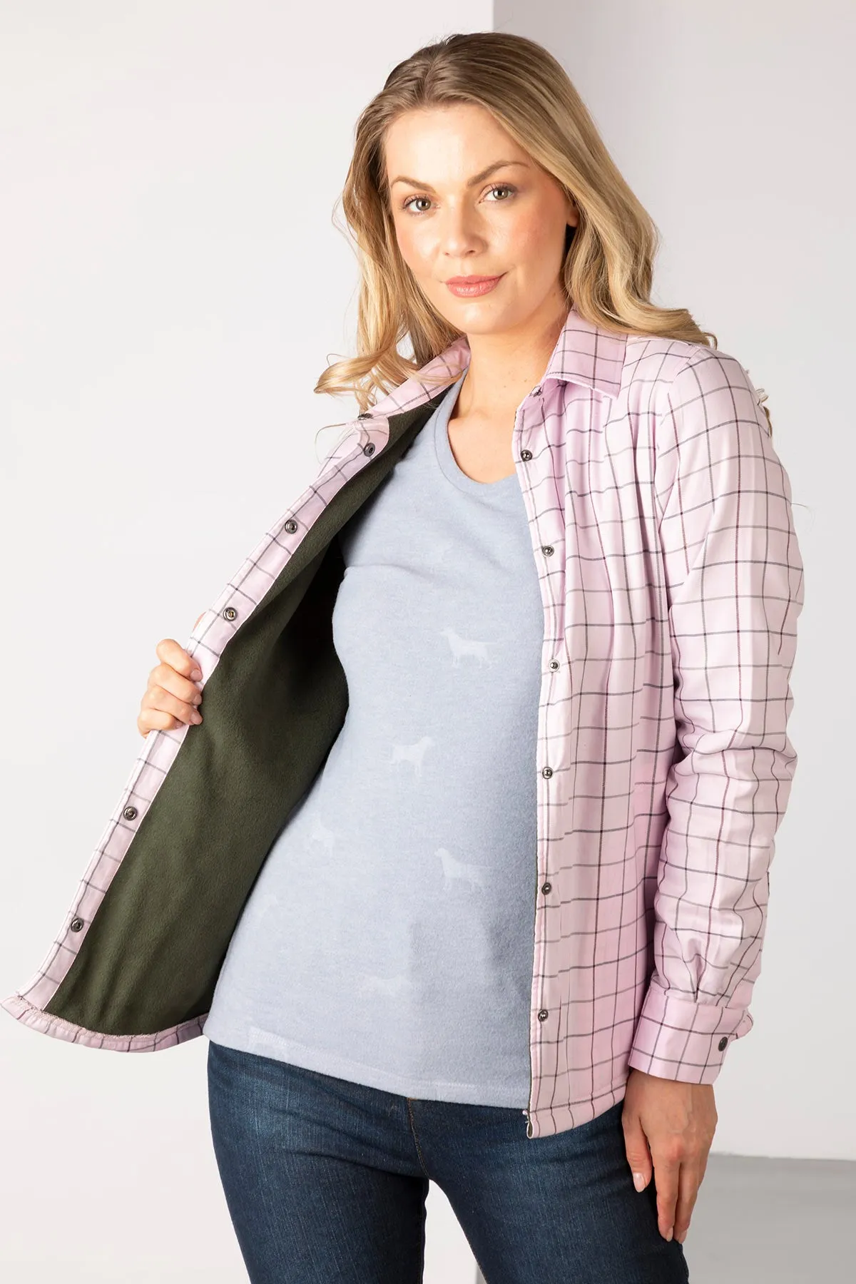 Ladies Fleece Lined Shirt - Hannah