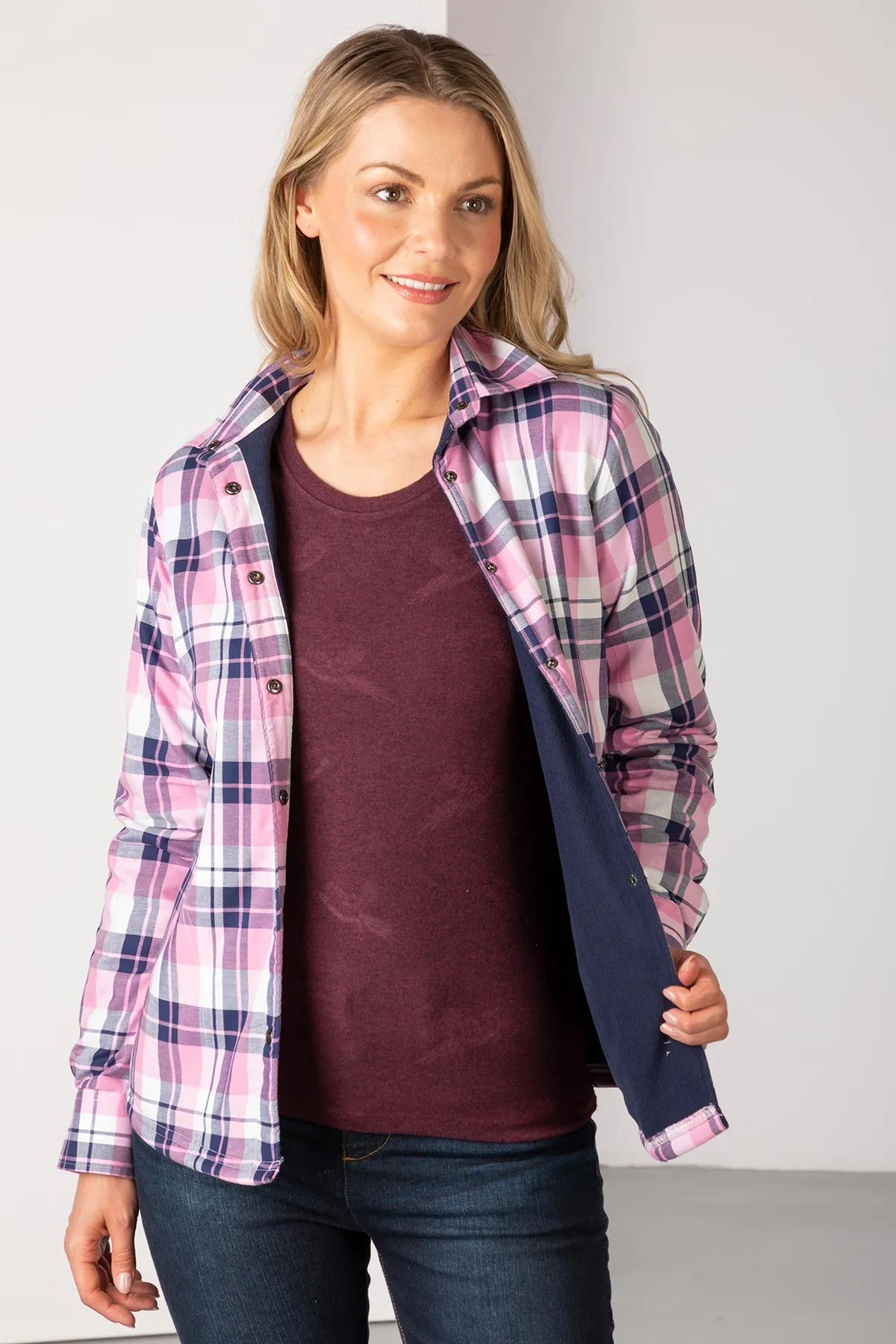 Ladies Fleece Lined Shirt - Hannah