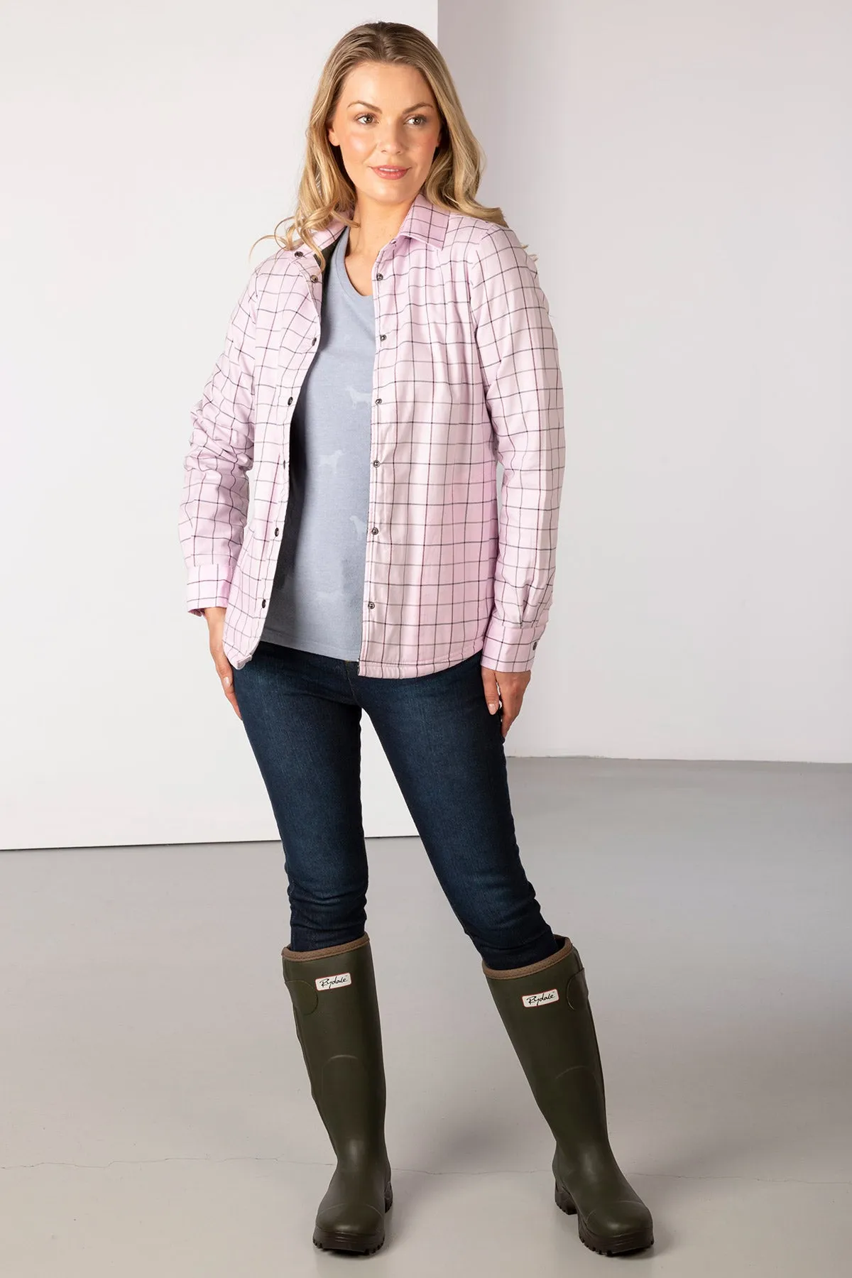 Ladies Fleece Lined Shirt - Hannah