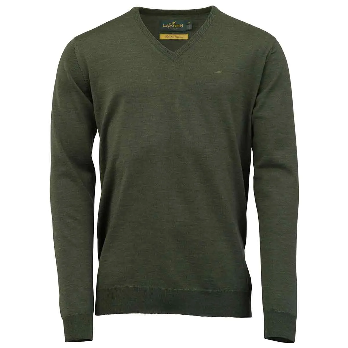 Laksen Sussex Merino Wool V-Neck Pullover