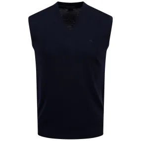 Liam Tour Merino Knitted Vest JL Navy - SS24