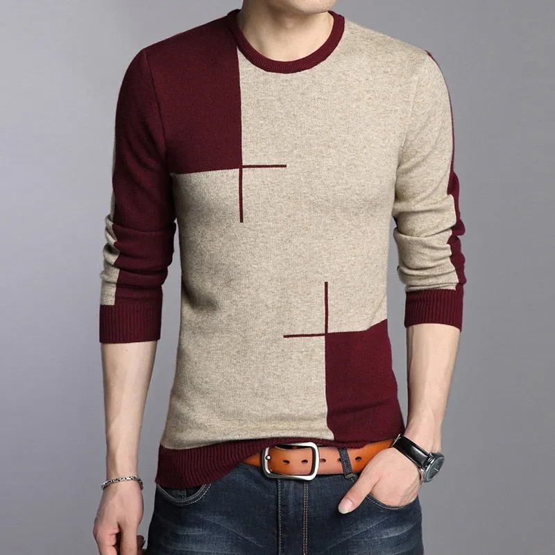 Liseaven Men Casual Pullover Sweater