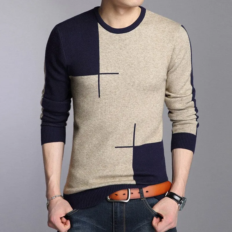 Liseaven Men Casual Pullover Sweater