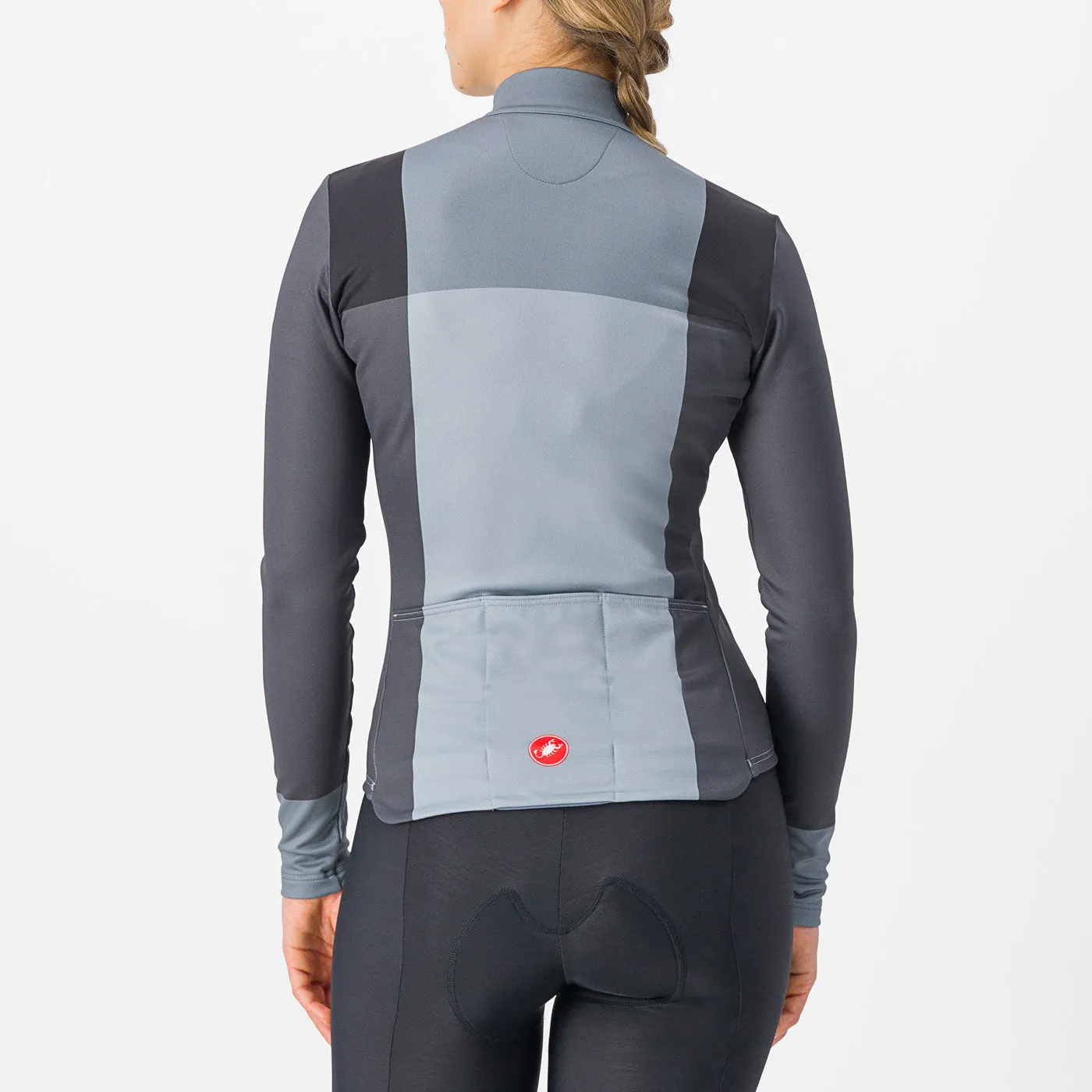 Maglia maniche lunghe donna Castelli Unlimited Thermal - Nero grigio