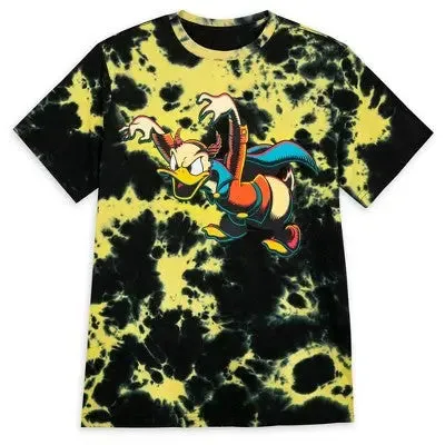 Men's Disney Mickey Mouse & Friends Donald Duck Short Sleeve Graphic T-Shirt - Black S - Disney Store