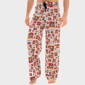 Mens Simpsons Lounge Pants - Duff Beer