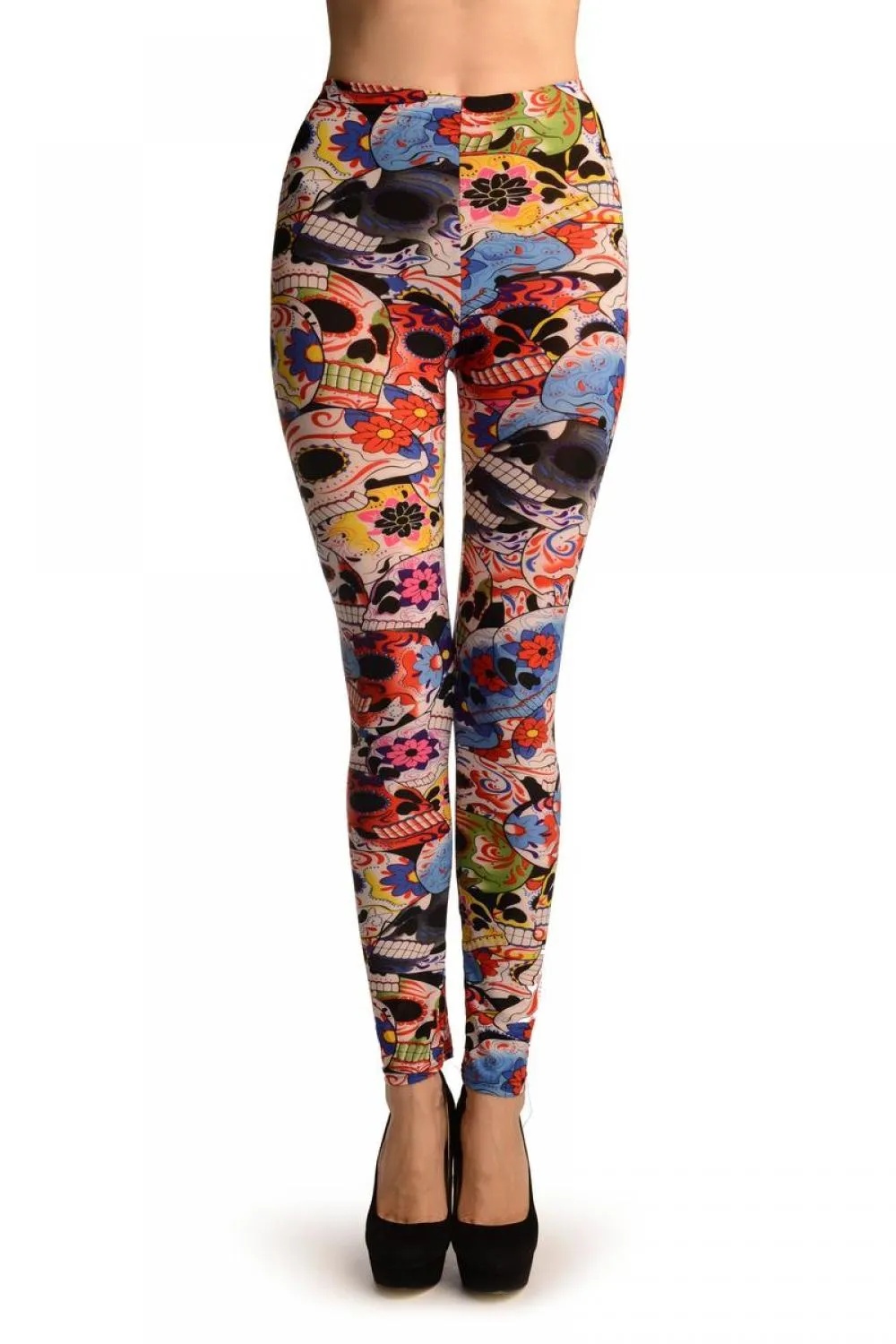 Mexican Skulls (Halloween) Leggings