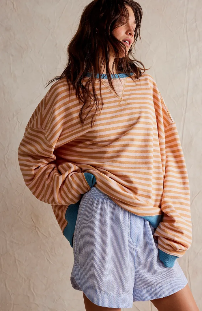 Mia | Striped Warm Oversized Sweater