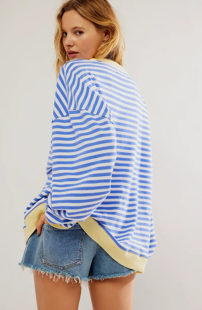 Mia | Striped Warm Oversized Sweater