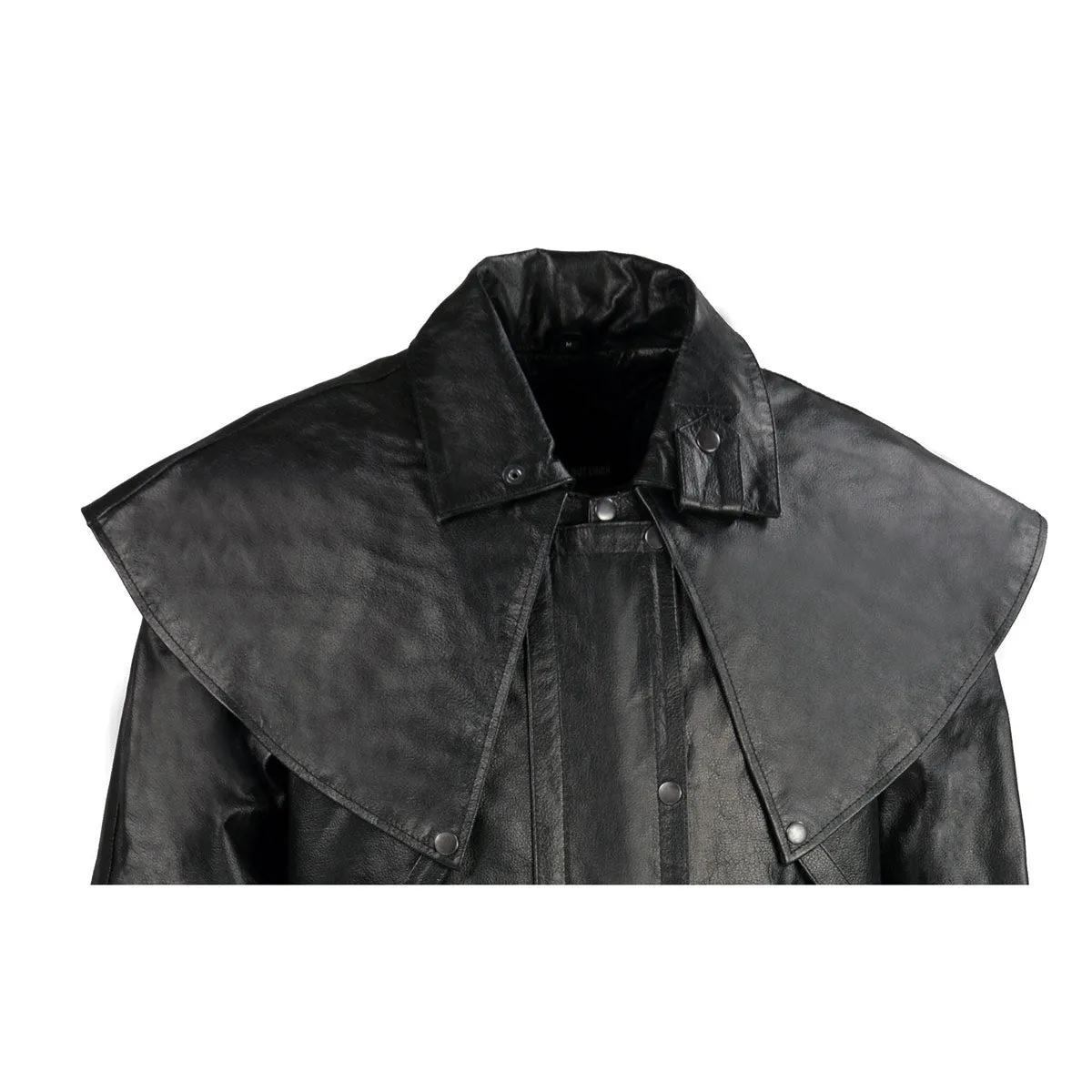 Milwaukee Leather SH910 Men’s Western Inspired Genuine Leather Cowhide Duster with Removable Liner