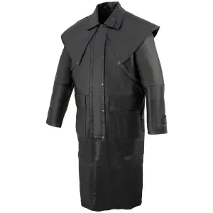 Milwaukee Leather SH910 Men’s Western Inspired Genuine Leather Cowhide Duster with Removable Liner