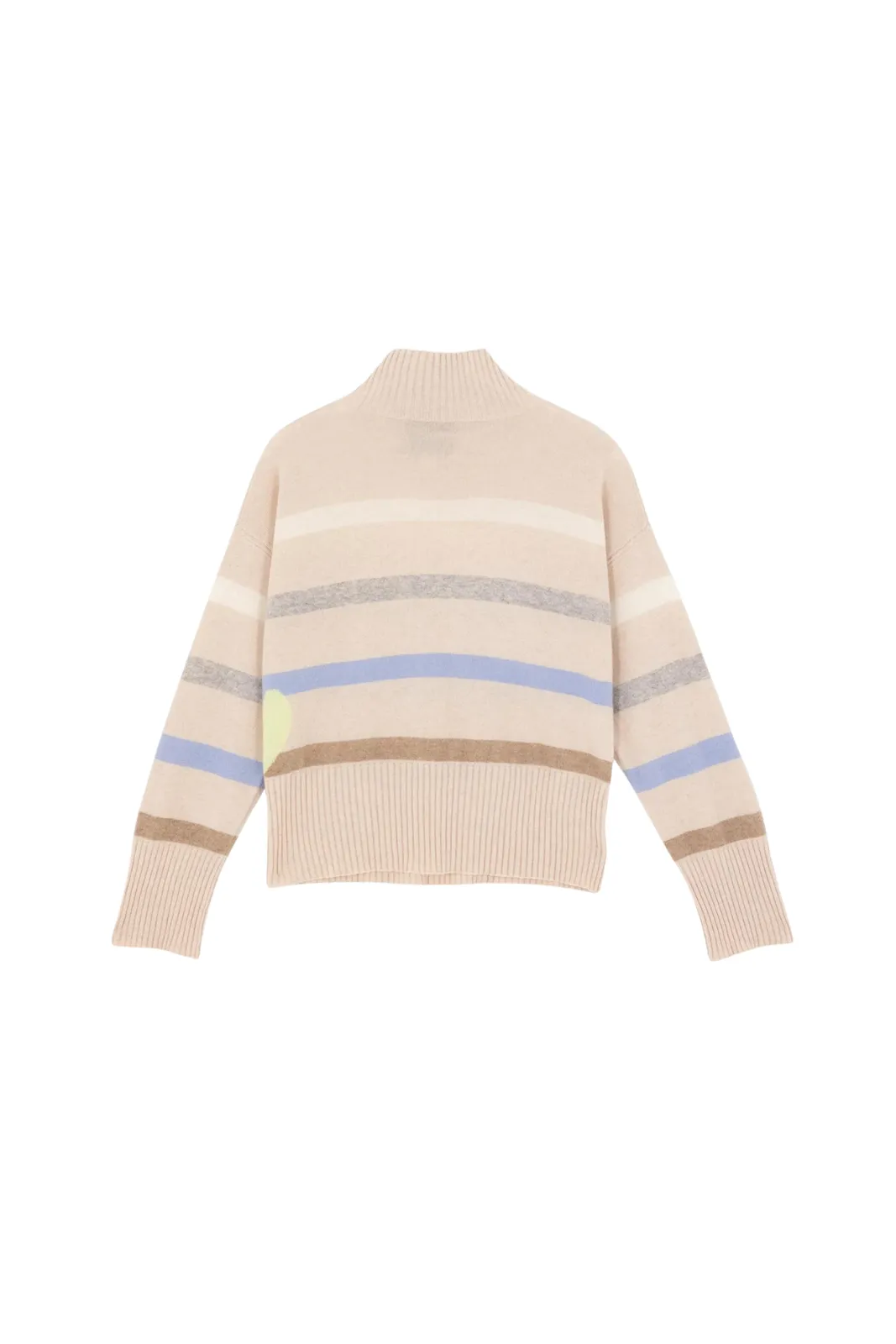 New Marlow Mock Neck Striped